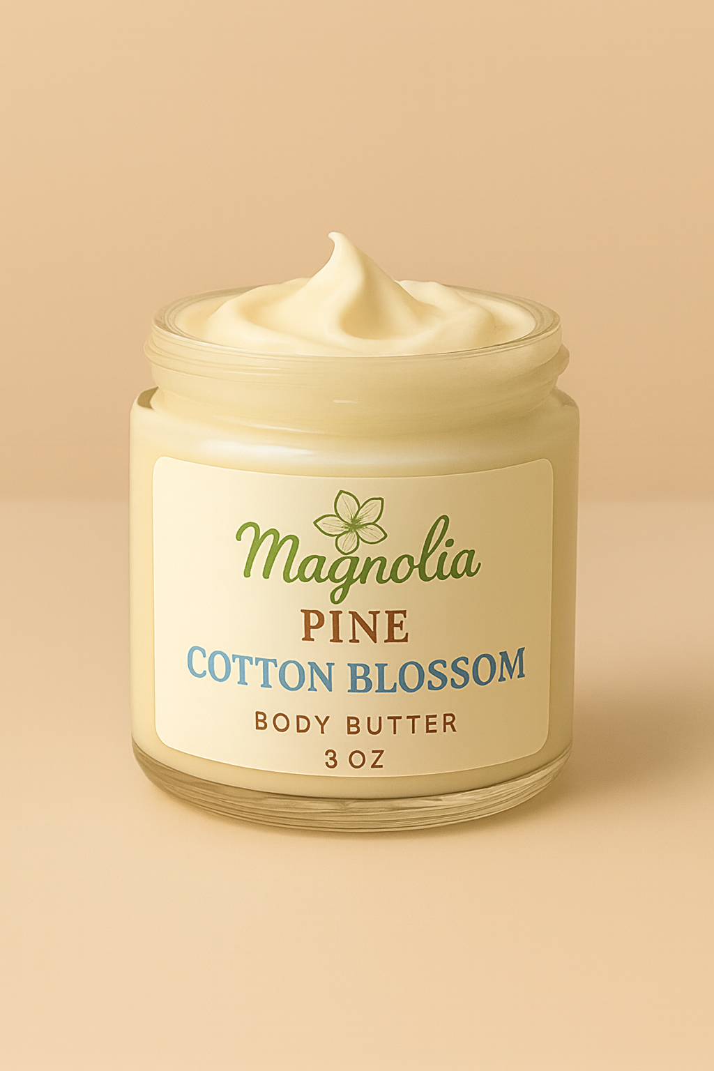 Cotton Blossom Body Butter - Luxurious Moisturizing 3oz Jar